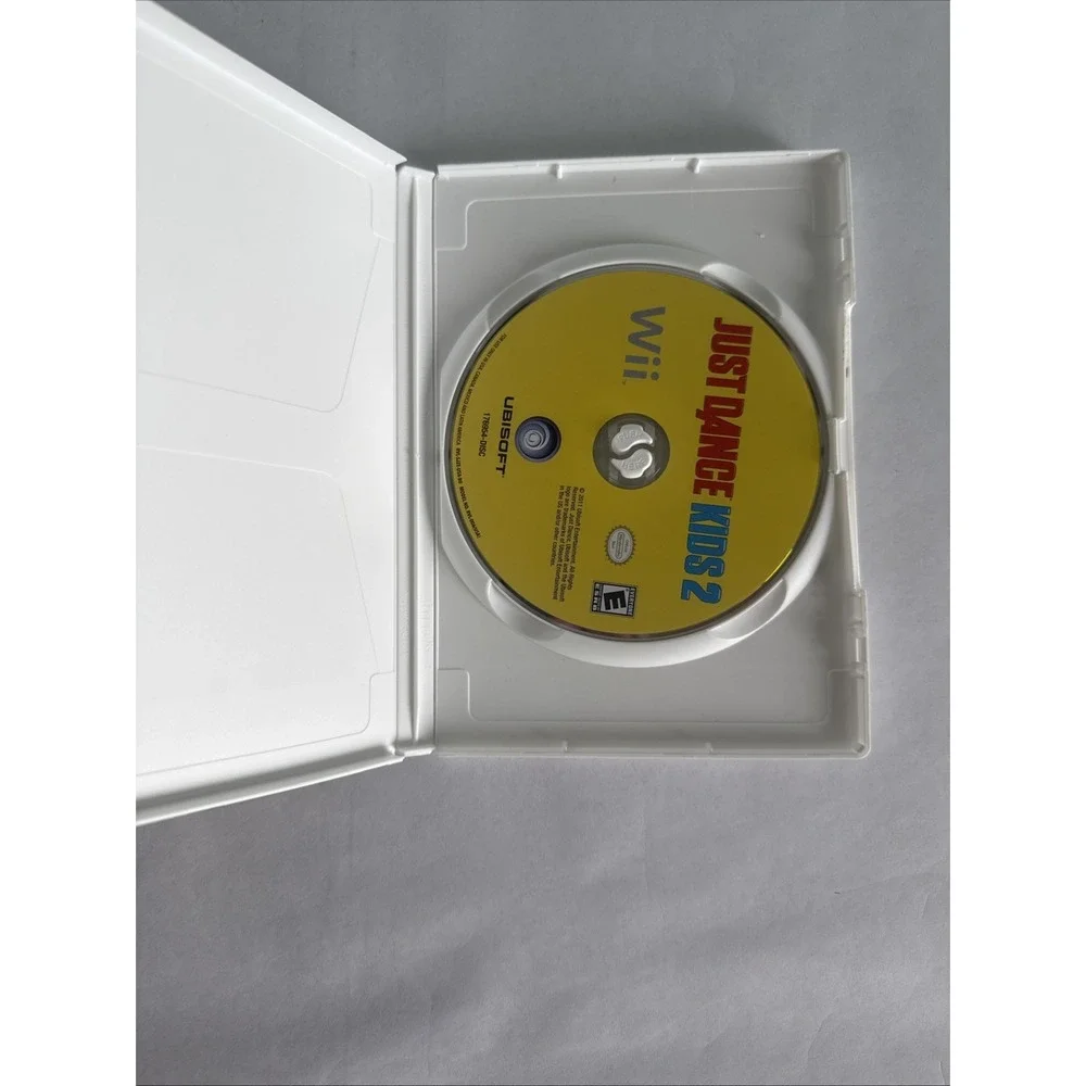 Just Dance Kids 2 Wii DISC+CASE 40 Fun Songs WORKS Movement Entertainment